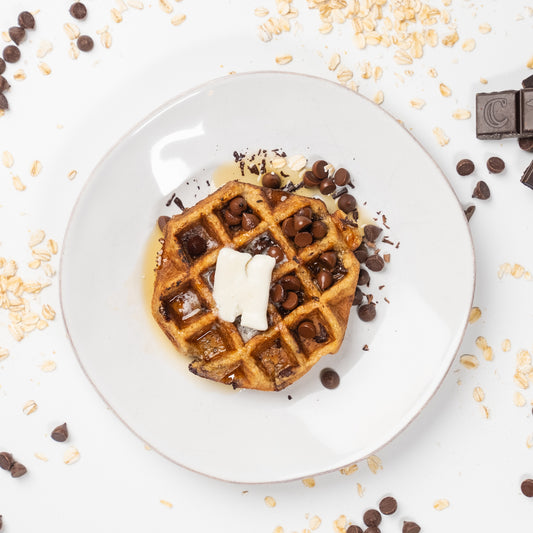 Vanilla Chocolate Chip Waffles