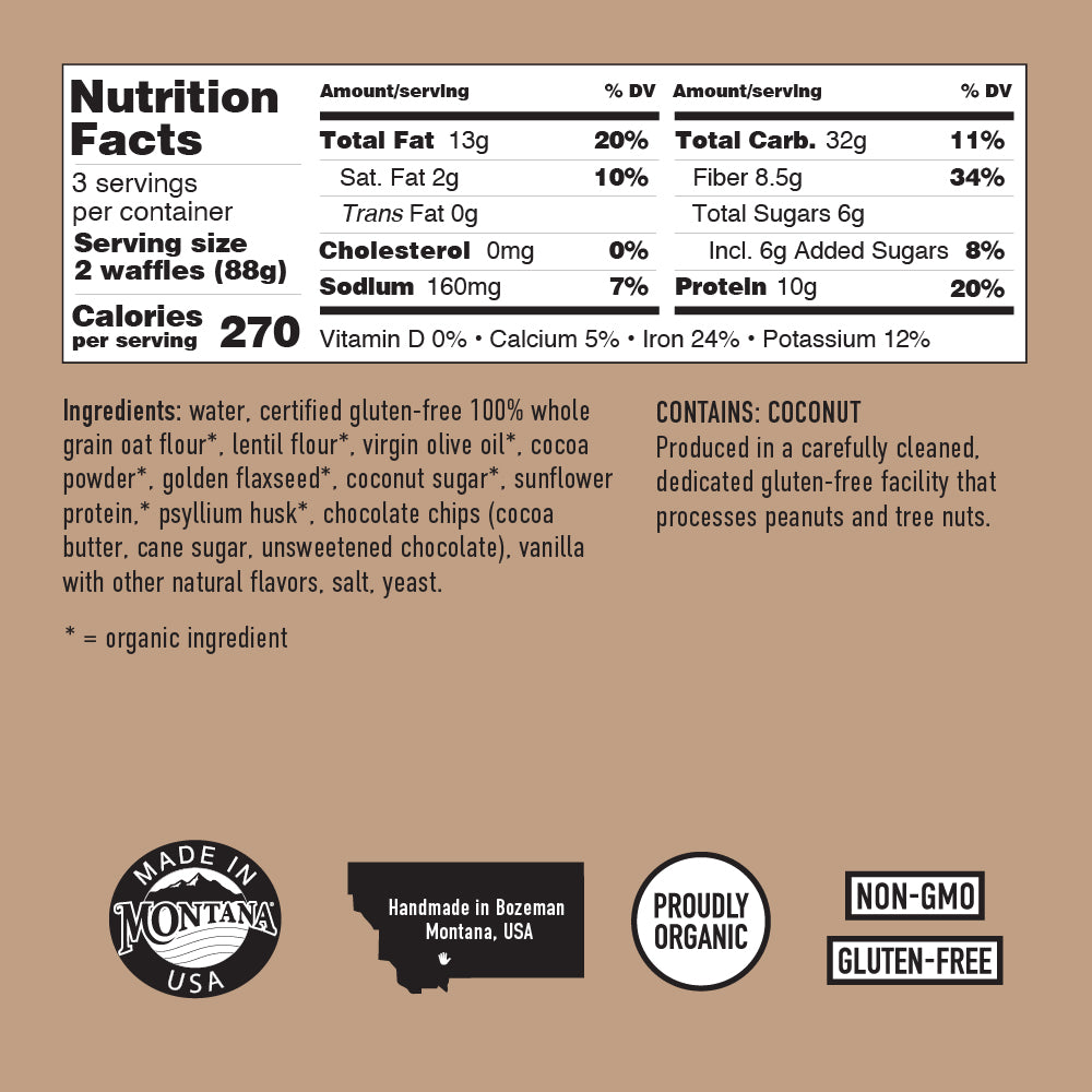 Toaster Waffles - Cocoa Chip (6-pack)