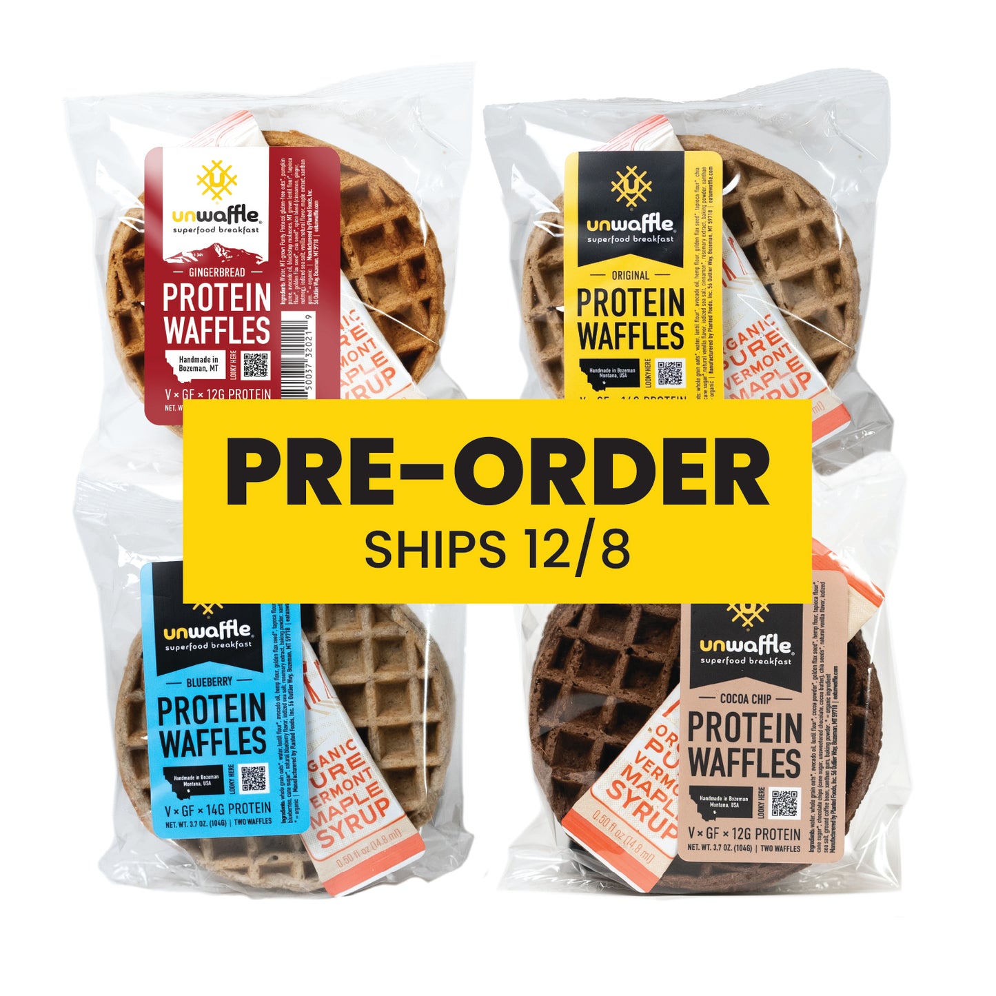 Protein Waffles To Go (20x 2-packs)