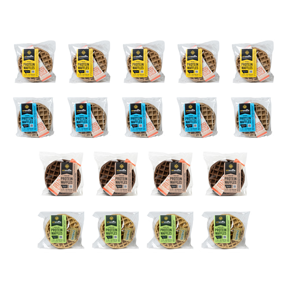 Variety Pack - Protein Waffles To Go (18x 2-packs)