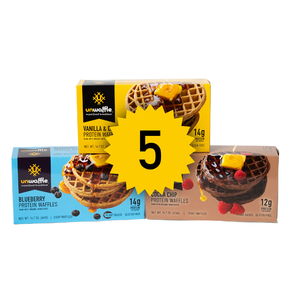 Protein Waffles At Home (5x 8-packs)