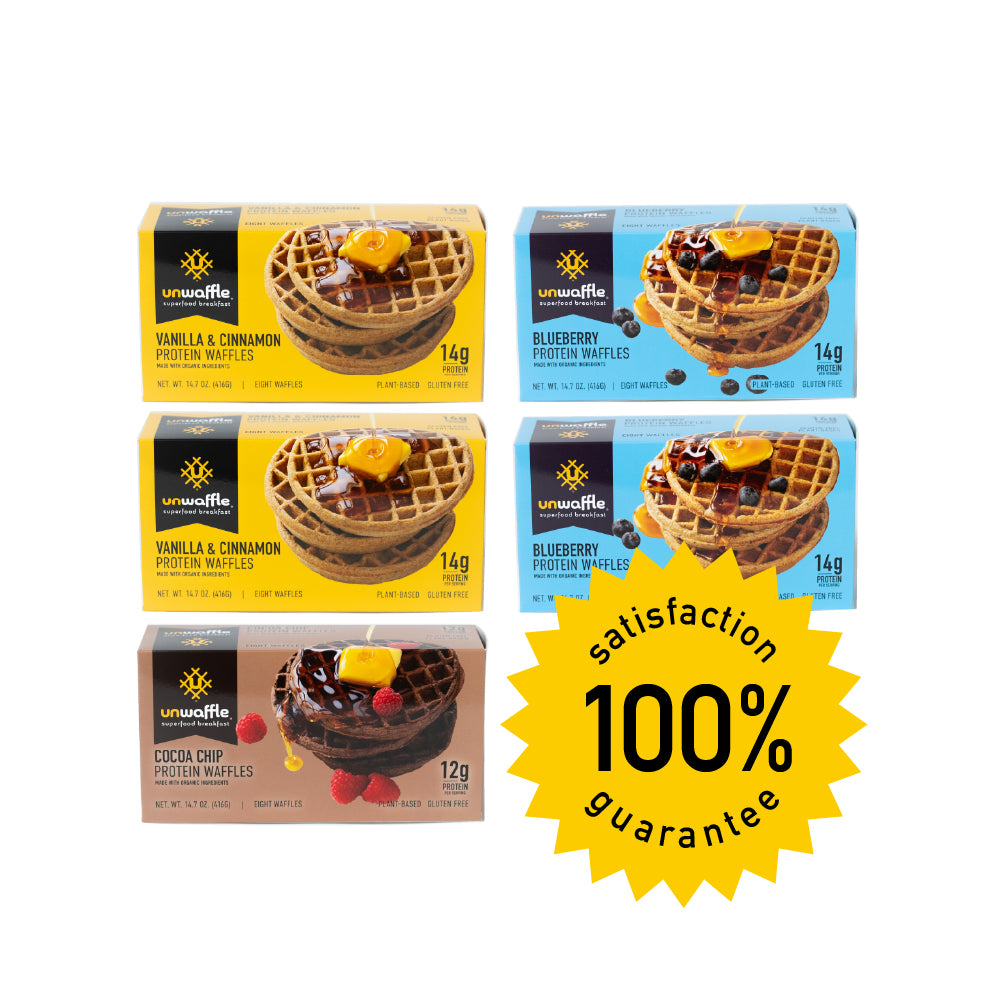 Protein Waffles At Home (5x 8-packs)